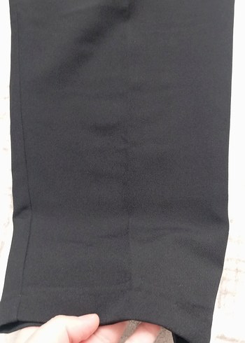 Siyah Kadın Kumaş Pantolon - Görsel 4