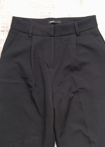 Siyah Kadın Kumaş Pantolon - Görsel 3