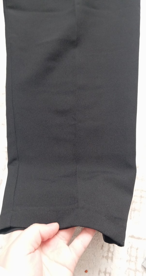 Siyah Kadın Kumaş Pantolon - Görsel 4