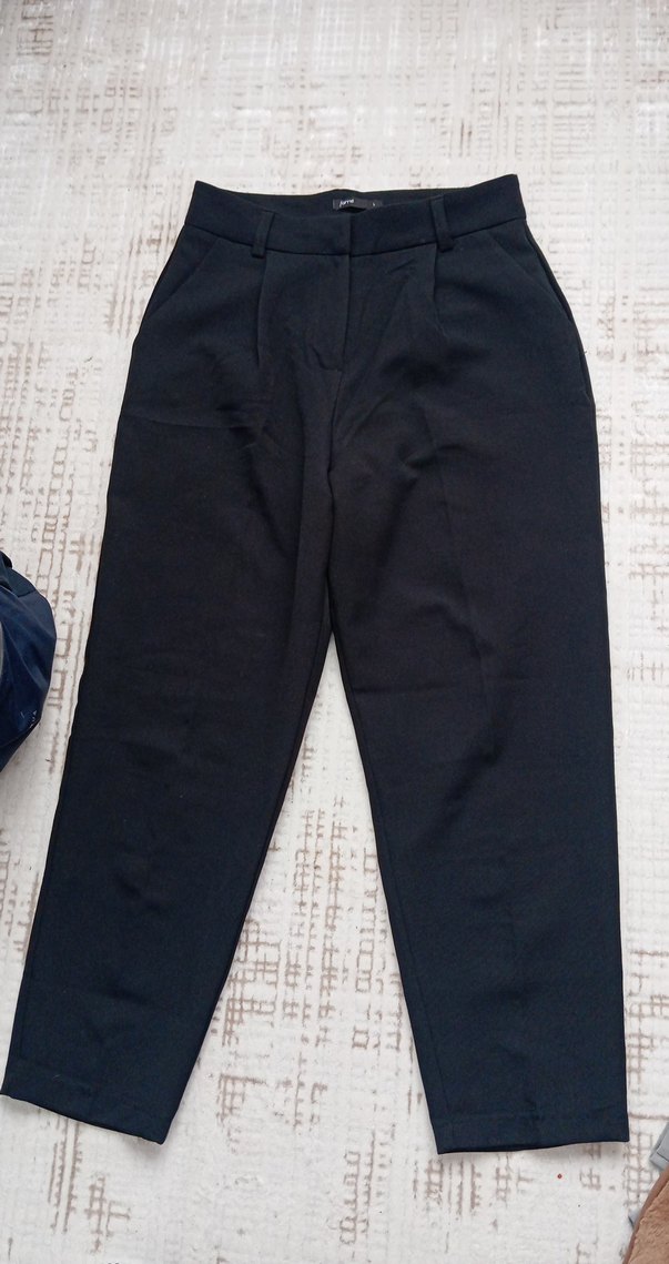 Siyah Kadın Kumaş Pantolon - Görsel 2