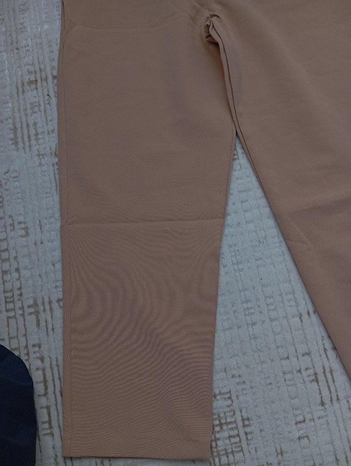 camel Kadın Kumaş Pantolon Midi Boy - Görsel 3