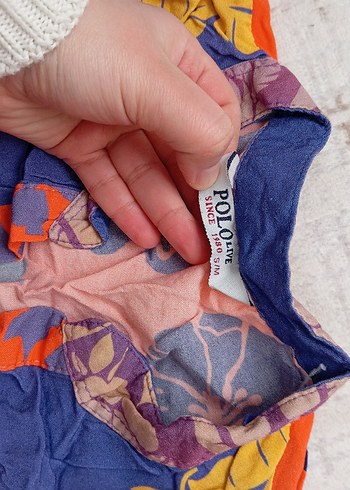 Renkli Desenli Uzun Bohem Elbise - Görsel 3