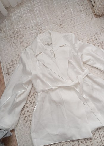 manuka beyaz Kadın Ceket - Görsel 2
