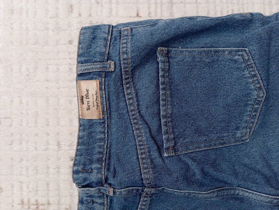 Kadın teen blue mom jean - Görsel 5