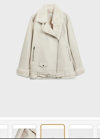 l Beden Stradivarius biker mont