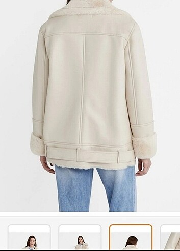 l Beden ten rengi Renk Stradivarius biker mont