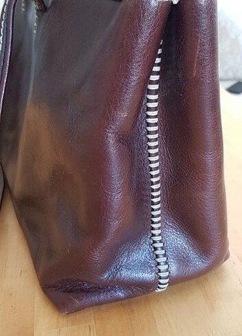  Beden Gön deri orjinal handmade Gerçek deri çanta 