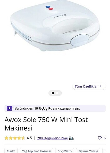Mini tost Makinesi 
