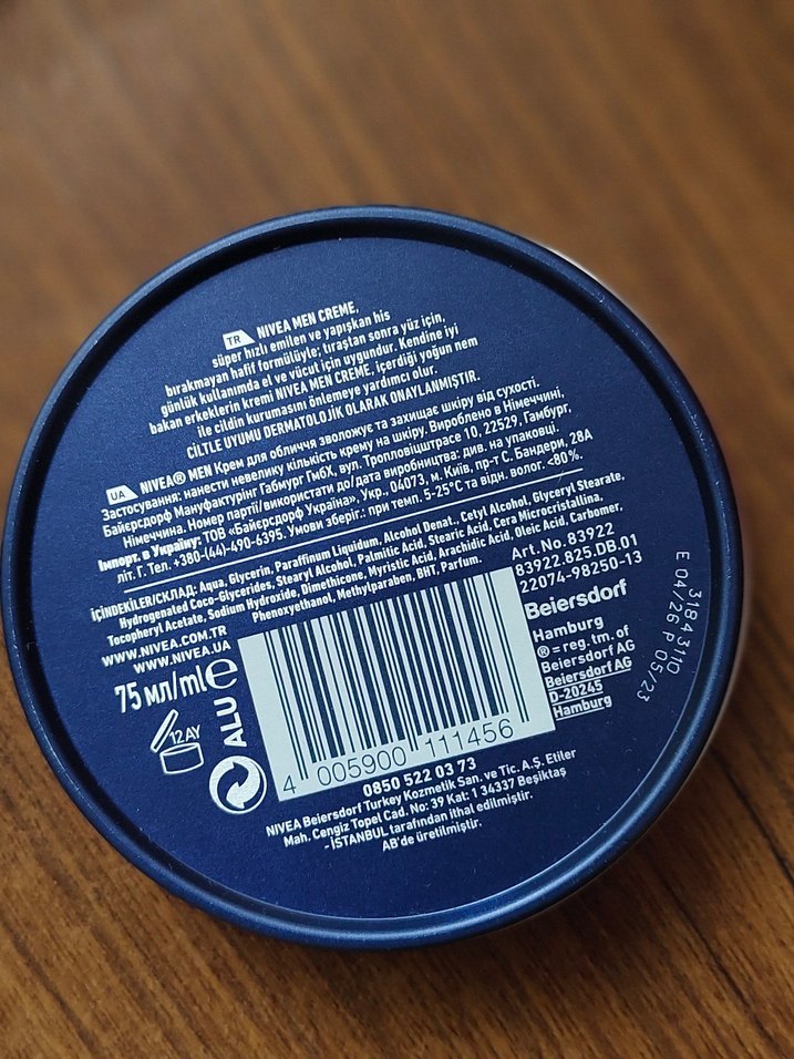 Nivea Men Mavi Krem 75ml - Görsel 3