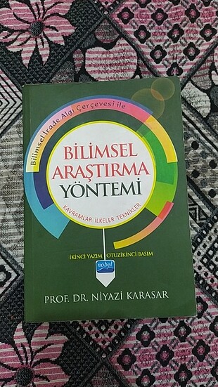 BİLİMSEL ARAŞTIRMA YÖNTEMİ - NİYAZİ KARASAR