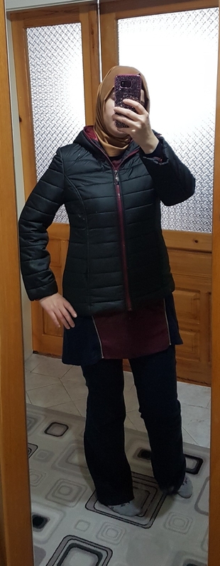 xl Beden siyah Renk siyah mont