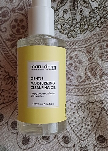 Maruderm yağ bazlı temizleyici kuru cilt