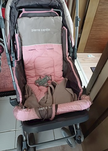 Pierre Cardin Pembe Gri Bebek Arabası