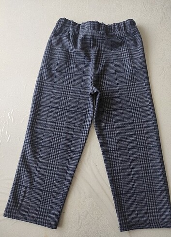 Zara ekoseli yünlü pantalon