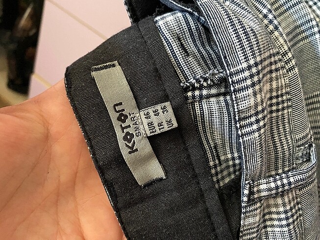 Gri Kumaş Pantolon - Görsel 2