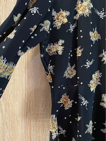 Siyah Tesettür Elbise - Görsel 3