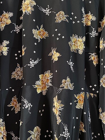 Siyah Tesettür Elbise - Görsel 4