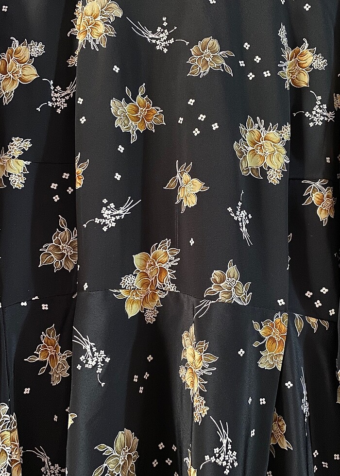 Siyah Tesettür Elbise - Görsel 4