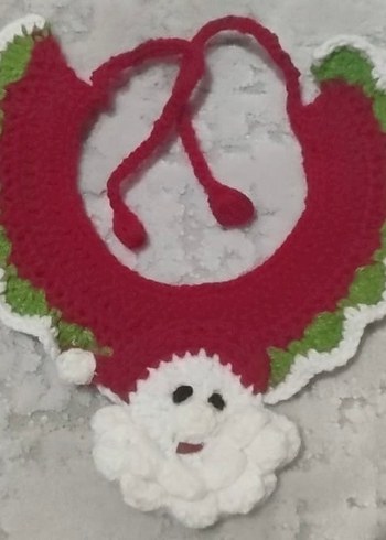 Yılbaşı Temalı El Örgüsü Kedi Yakalığı - Görsel 2