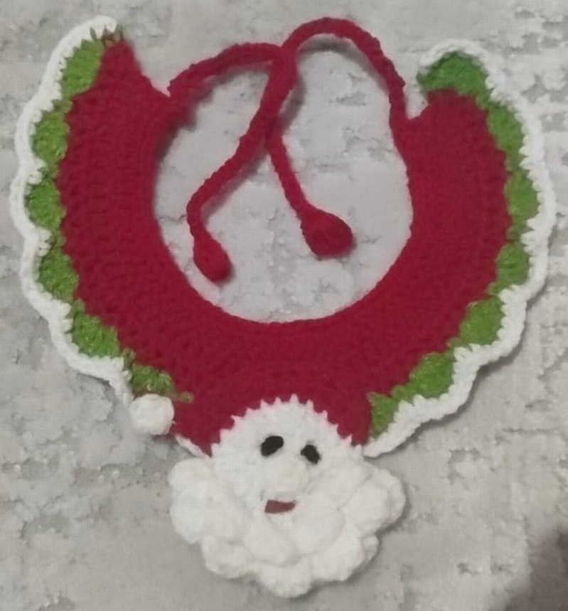 Yılbaşı Temalı El Örgüsü Kedi Yakalığı - Görsel 2