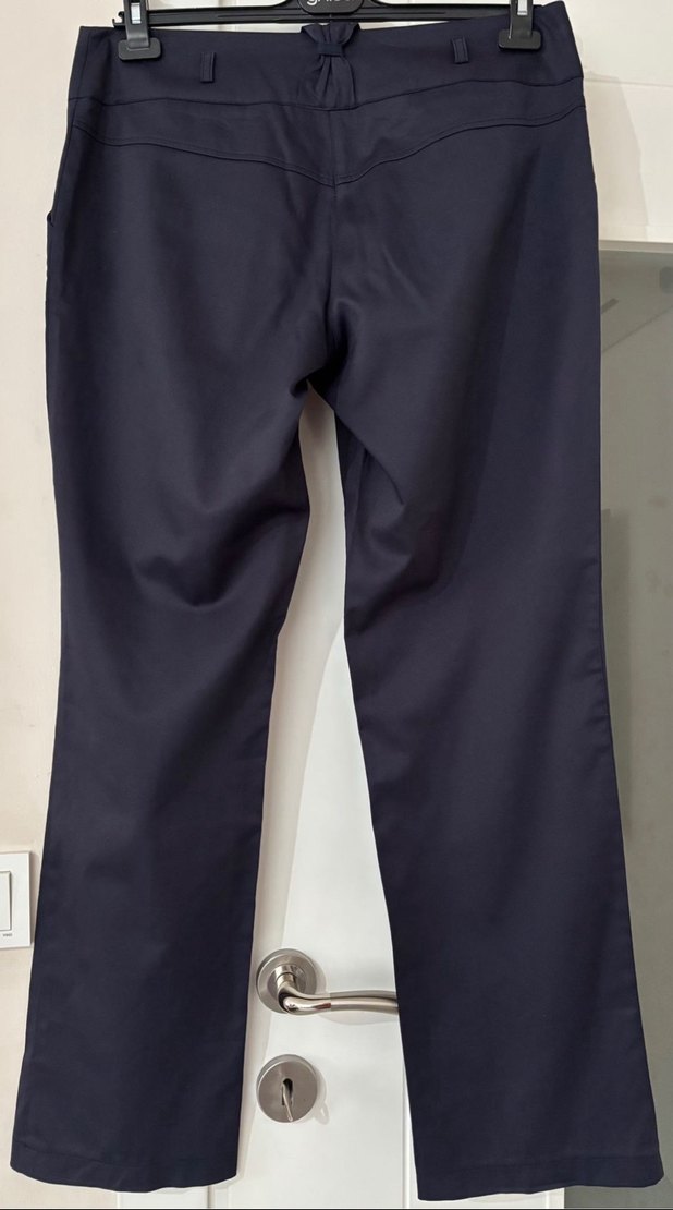 40 Beden Lacivert Kadın Kumaş Pantolon - Görsel 2