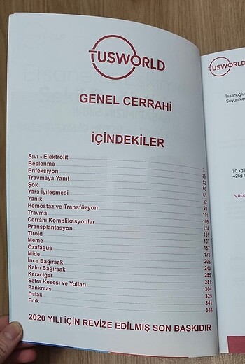  Hiç Kullanılmamış Tusworld Genel Cerrahi Kitabı