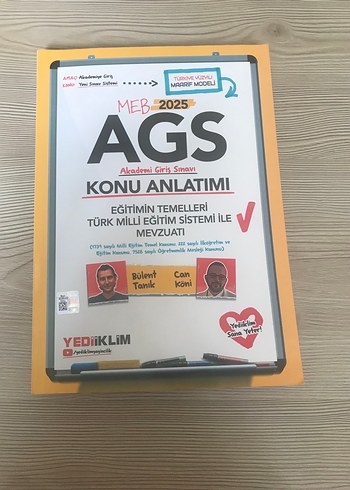 AGS Konu Anlatımı - Eğitim Temelleri ve Mevzuatı