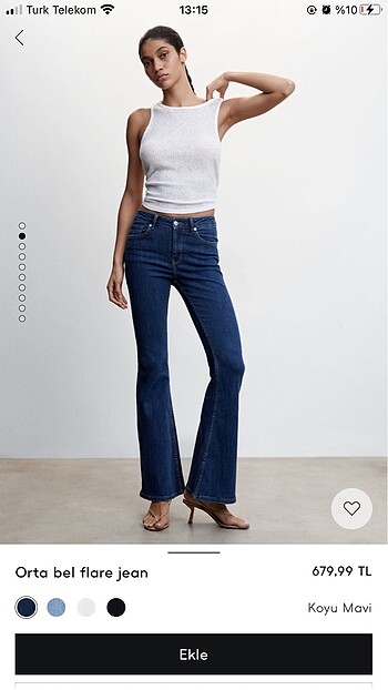 Mango flare jean