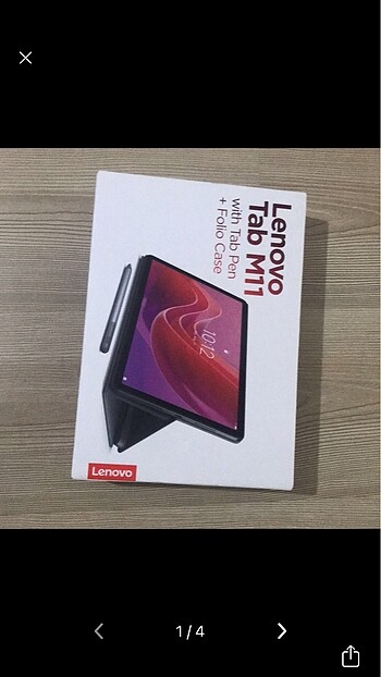 Lenovo tab m11 kılıfı ve kalemiyle beraber