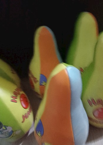 Renkli Bowling Seti ve Basketbol Topu Oyuncak - Görsel 2