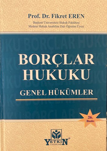 Borçlar Hukuku Genel Hükümler Kitabı