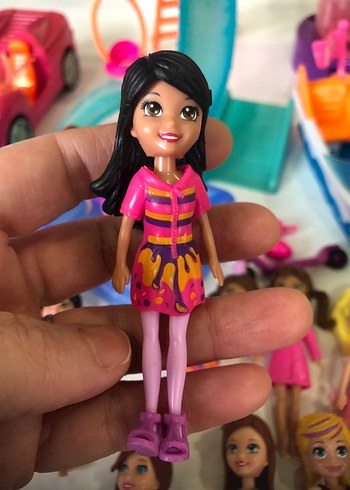 Polly Pocket Renkli Bebek ve Oyun Seti - Görsel 7