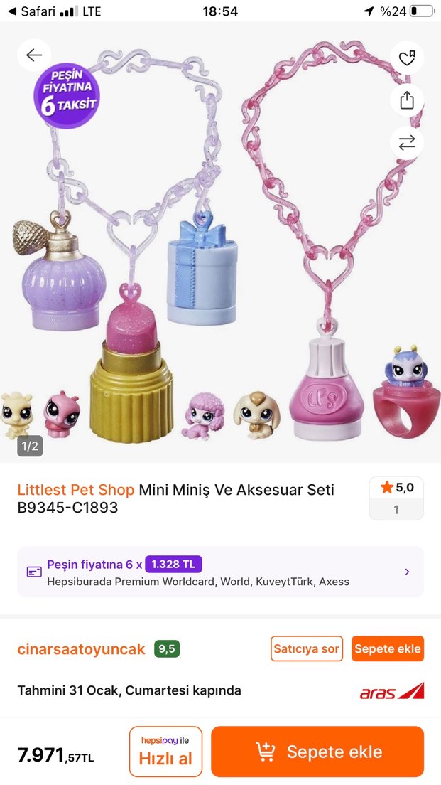 Lps mini miniş yüzük aksesuar - Görsel 5