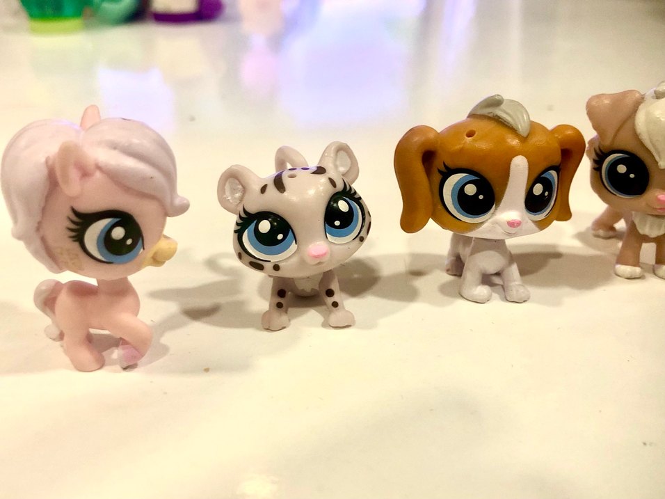 Pastel Renkli Küçük Hayvan Figürleri 5 adet - Görsel 3