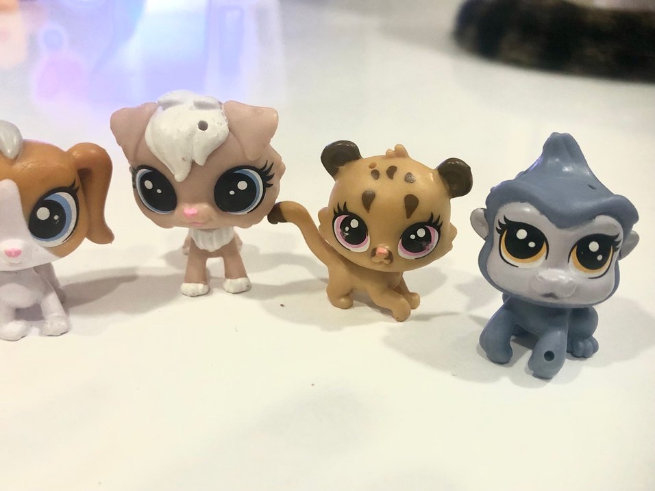 Pastel Renkli Küçük Hayvan Figürleri 5 adet - Görsel 4