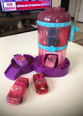 Poly poket araba garajı ve arabaları - Görsel 15