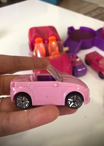 Poly poket araba garajı ve arabaları - Görsel 2