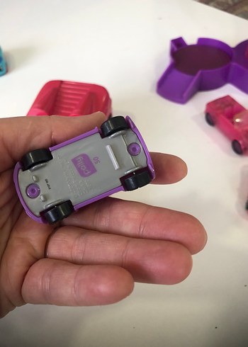 Poly poket araba garajı ve arabaları - Görsel 9