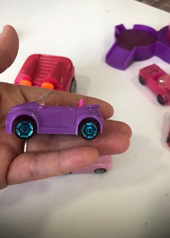 Poly poket araba garajı ve arabaları - Görsel 8