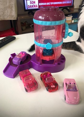 Poly poket araba garajı ve arabaları - Görsel 16