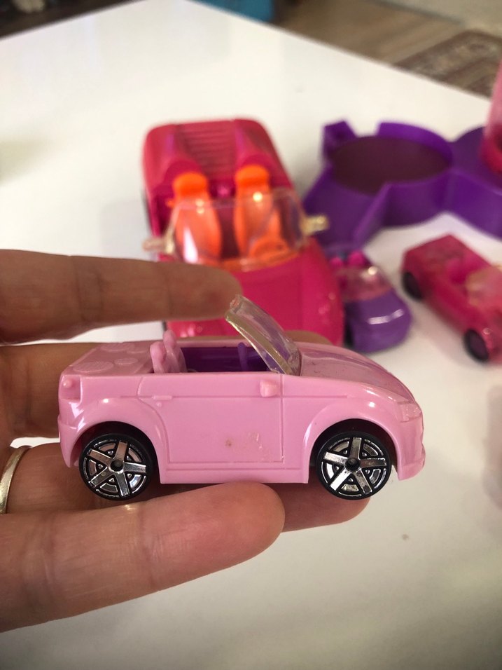 Poly poket araba garajı ve arabaları - Görsel 2