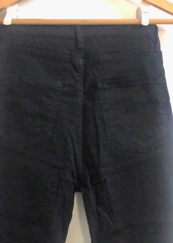 29 Beden Siyah Baskılı Dar Kesim Kadın Kot Pantolon