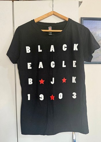 Beşiktaş lisanslı Siyah bayan Tişört
