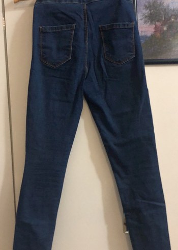 38 Beden mavi Renk Koyu Mavi Kadın Slim Fit Kot Pantolon