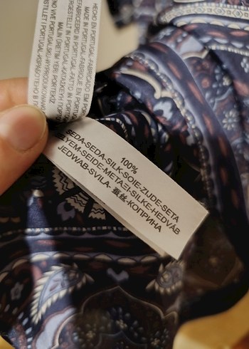 massimo dutti ipek elbise - Görsel 6