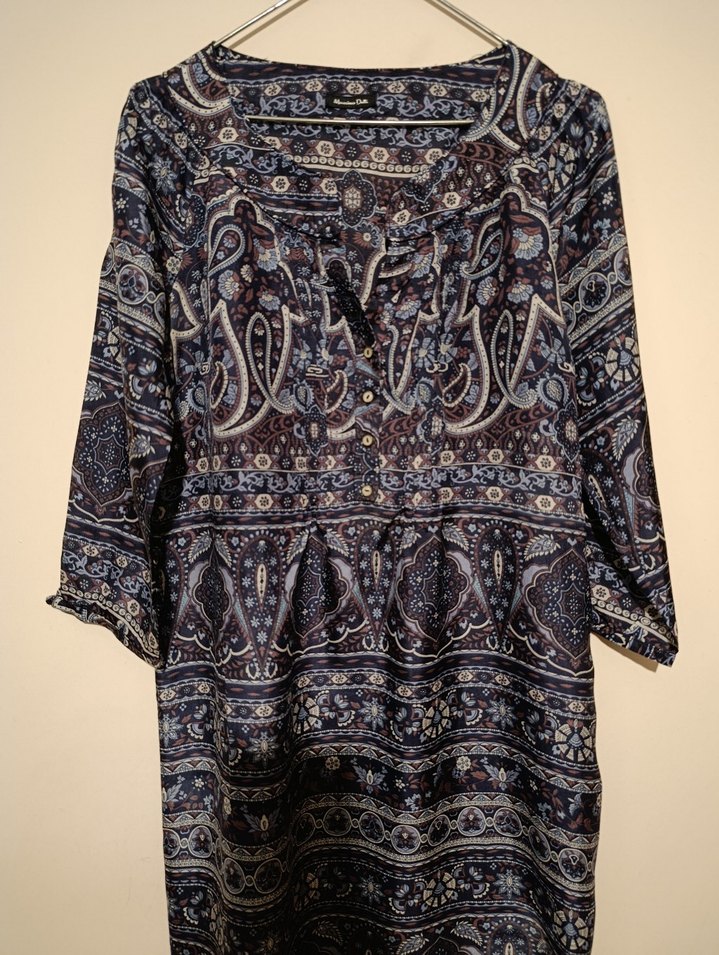 massimo dutti ipek elbise - Görsel 2