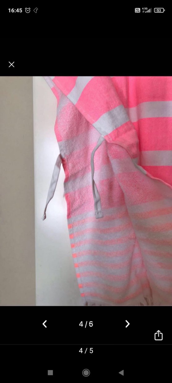 Kız Çocuk Panço havuz plaj deniz havlusu - Görsel 3