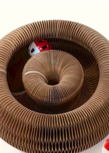 Gri Beyaz Kedi Oyuncağı - Görsel 2