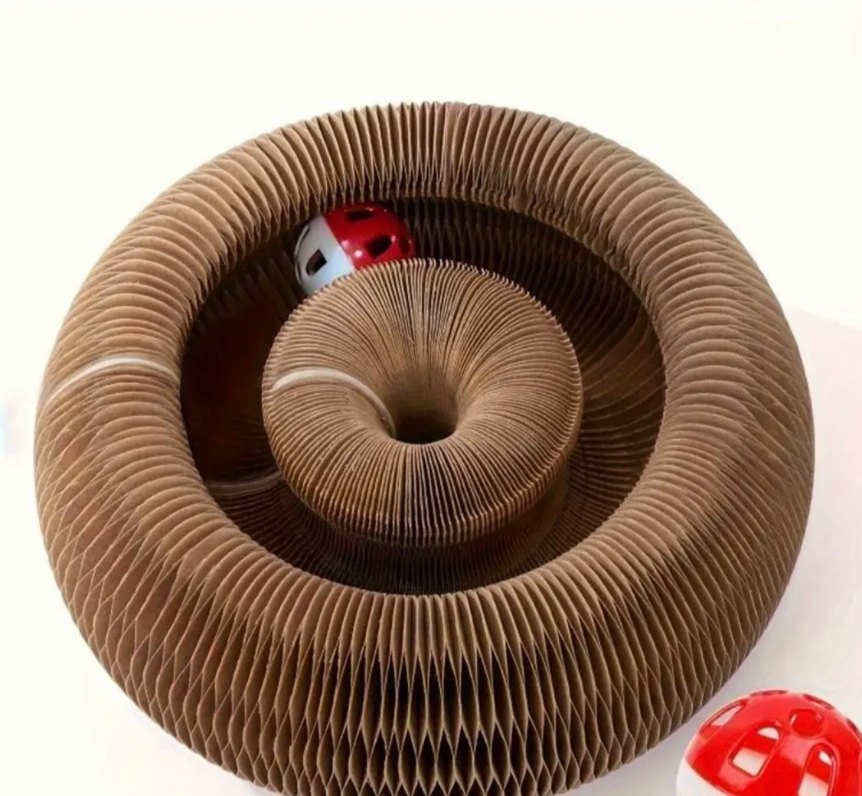 Gri Beyaz Kedi Oyuncağı - Görsel 2