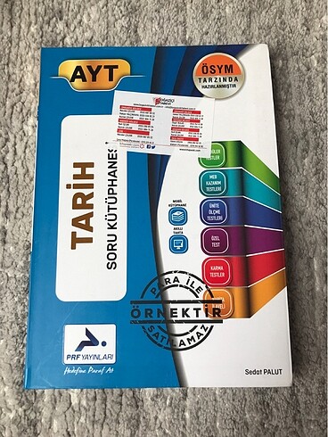 PRF Paraf Yayınları AYT Tarih Soru Bankası